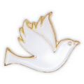 White Dove Lapel Pin